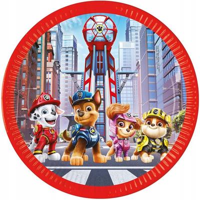 Talerzyki Paw Psi Patrol The Movie Party 23Cm 8Szt