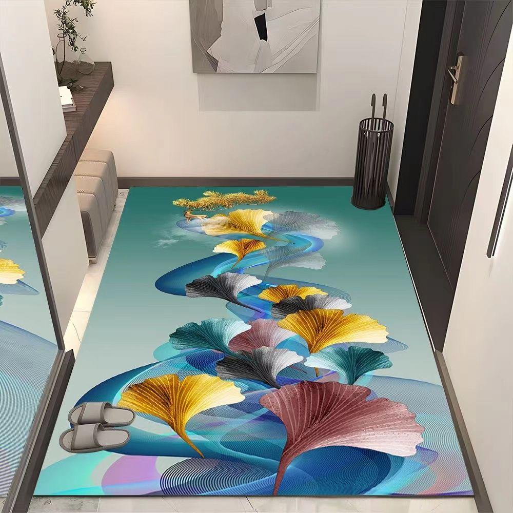 Современный противоскользящий дверной небольшой коврик, ковер, ковер для ванной, кухни, сада для дома, уличного внутреннего декора