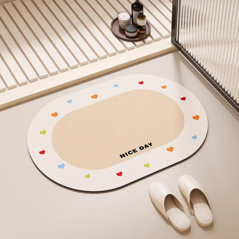 Bathroom absorbent diatom mud toilet doormat toilet toilet floor mat toilet carpet