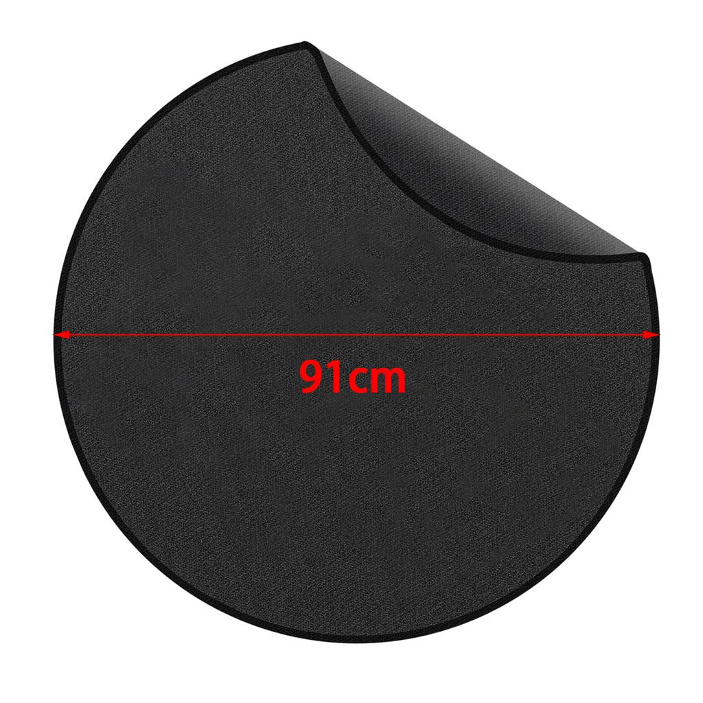 Огнеупорный коврик для камина, коврик для кострища, полукруглый огнеупорный коврик для камина, противоскользящий коврик для зоны, устойчивая подкладка для улицы, помещения, кухни