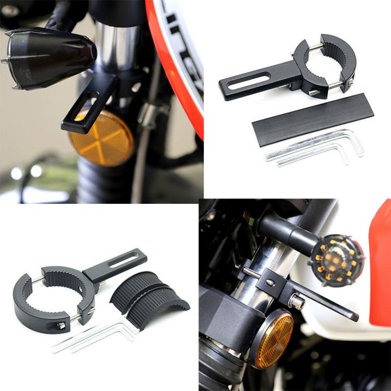 1/2 шт. 38 мм-60 мм/20 мм-38 мм Универсальные кронштейны для крепления фары мотоцикла Крепление на вилку Держатель Аксессуар для обслуживания мотоцикла