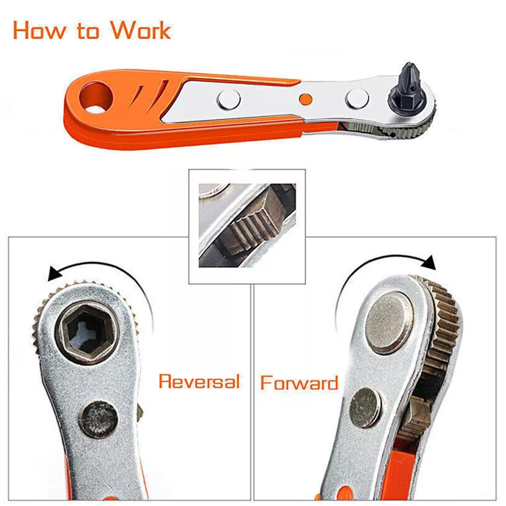 36 зубцов храповой механизм мини-отвертка ручка инструменты L-образный инструмент ключ для ремонта бит направление Cha R2R7