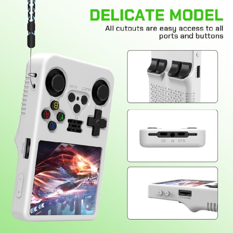 Ударопрочный защитный чехол-накладка Водостойкий корпус-рукав для портативной игровой консоли R36S, подходит для путешествий