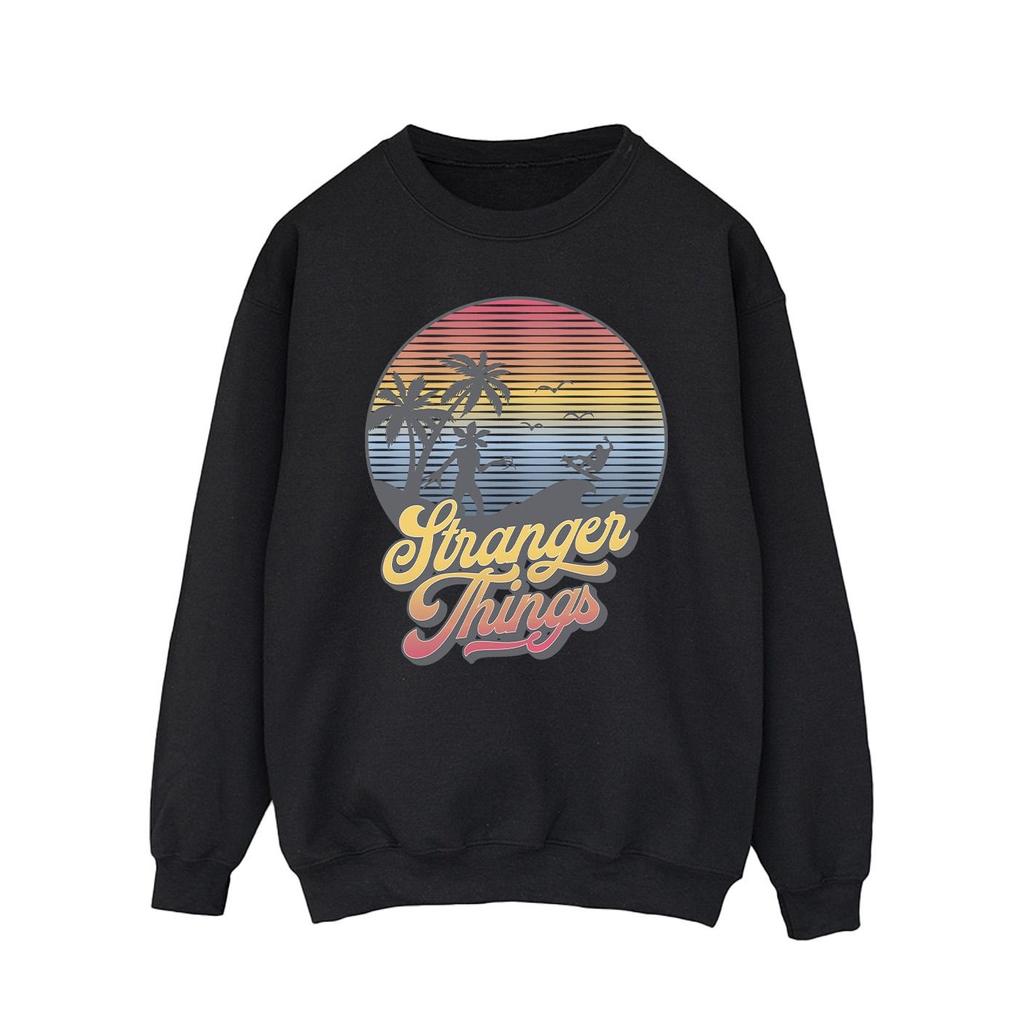 Netflix Mens Stranger Things LA Gradient Sweatshirt