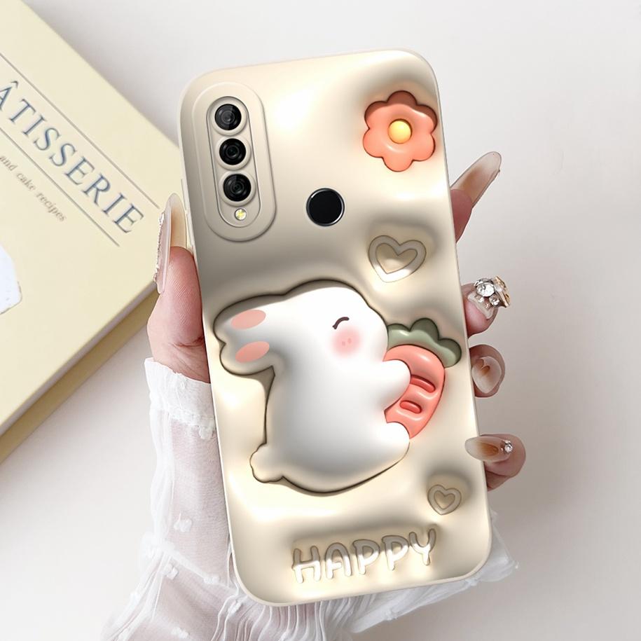 Чехол для Huawei P30 Lite MAR-LX1A Чехол Милый Мультяшный Защита Камеры Мягкий Чехол для Телефона Для Huawei P30Lite Nova 4e Honor 20S Capa