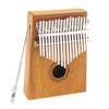 17 Key Kalimba Single Board Wood Thumb Piano Mbira Natural Mini Keyboard Instrument