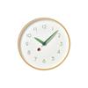 Настенные часы Perch Clock Палатка Божья коровка Аналоговые Деревянная рамка Дерево натурального цвета TENTO Диаметр x Глубина SUR18-16 25.4 4.8см