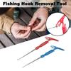 3 In 1 Fishing Hook Removal Tying Tools Tackle Disgorger Steel New Detacher