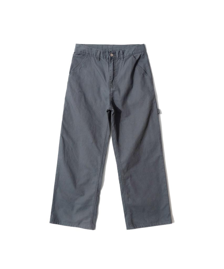 QT8 GARMENTS Lb Washed Oxford Carpenter Pants (Grey)