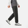 Li Ning Sports Lifestyle Series Casual Loose Fleece Logo Knitted Sweatpants Men Bottoms Graphite-Gray AKLU943-2