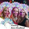 LED Glowing Headband with 3 Flash Modes Luminous Film Material Lighted Festival Headwear Parties Festivals Birthdays Decor