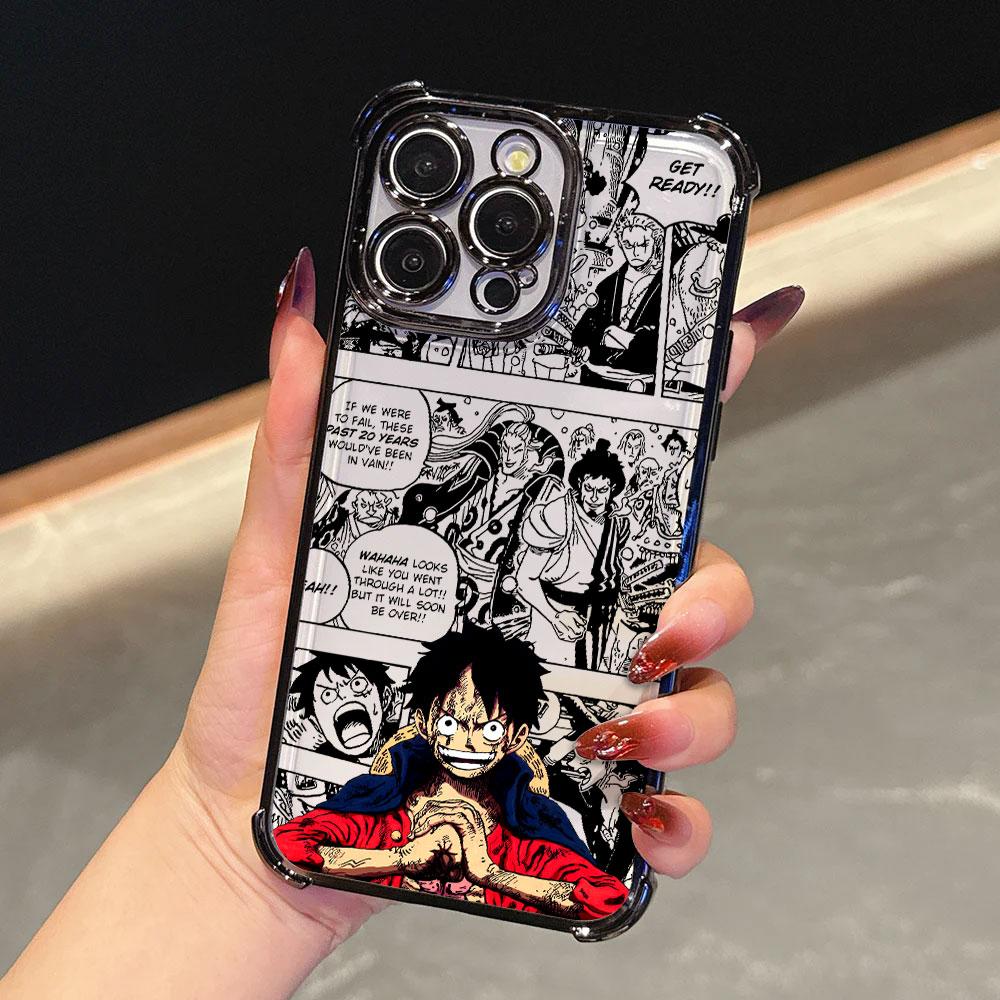 Аниме O-One Pieces Шанкс Мягкий Чехол Для iPhone 17 Pro 16 15 14 13 12 11 Pro Max Чехол 17 Plus 17E 16E 17Air Силиконовый Чехол для Телефона