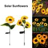 30W LED Solar Sunflowers Flower Light Home Decorative Flower Lights Garden Decoration Lawn Lamp Waterproof Landscape Flower Light