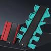 Contour Gauge Duplicator Ceramic Tile Carpet Cutting Template Profile Measuring Angle Ruler Contour Duplicator Woodworking Tools