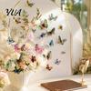 Butterfly Wall Stickers 36Pcs 3D Stickers, Realistic PVC Decals, Removable Kids Room Art Decor for Home Bedroom Living Wedding Party Decorations