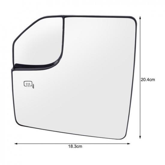 For Ford F150 F-150 2015 - Pickup Left Side Mirror Glass Wide Angle Heated