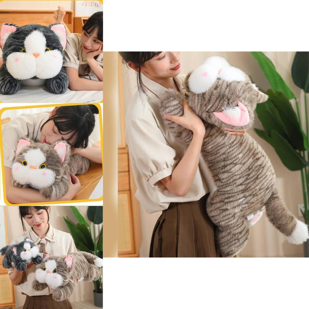 Милая плюшевая игрушка кошка с висячими ушками, мягкий ПП хлопок, детская подушка для комфорта, мягкая игрушка