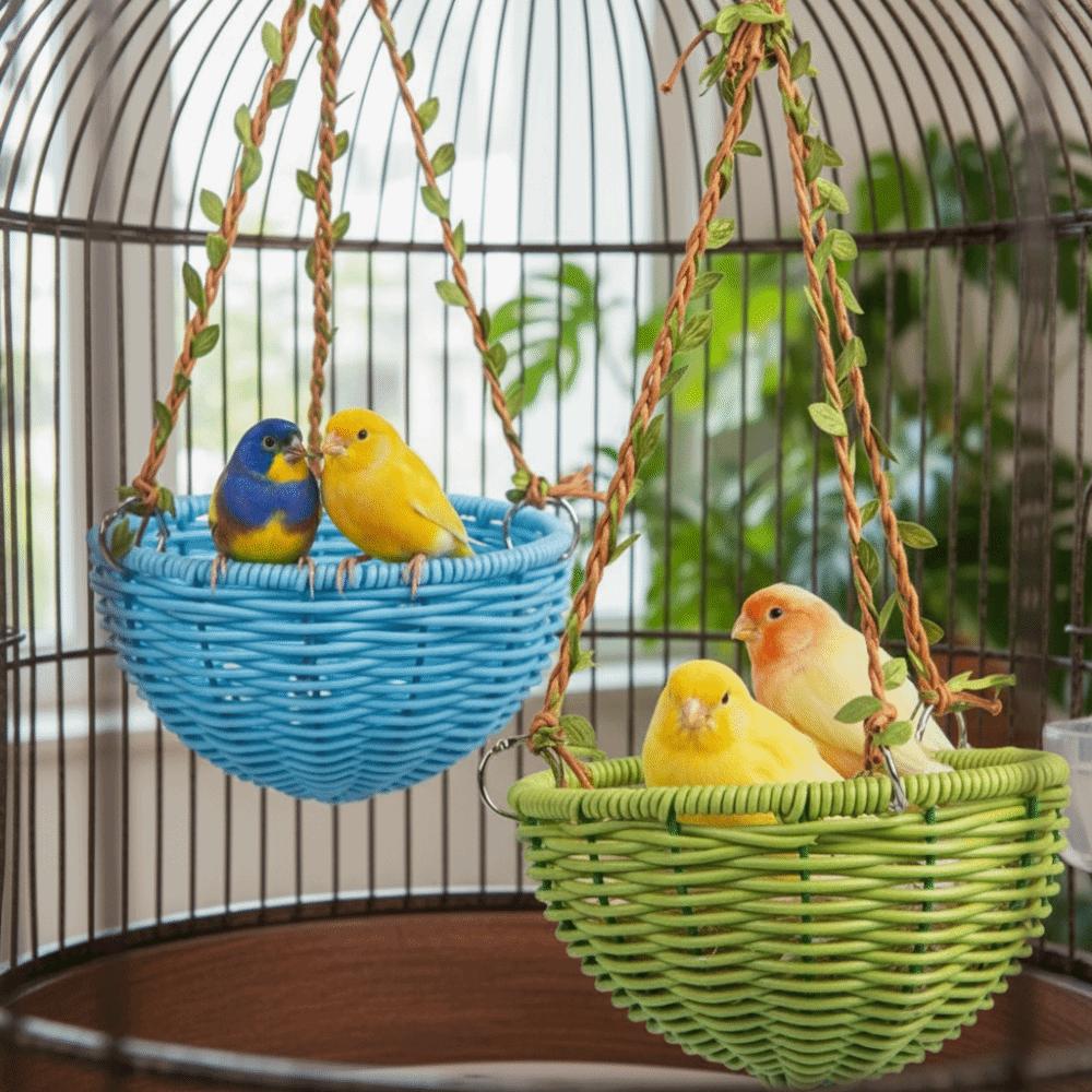 Wear-resistant Bird Breeding Nest Bite Resistant Bird Hammock Bird Sleeping Hut Squirrel Bed