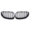 Car Front Bumper Grille Kidney Racing Grill Grilles For BMW E60 E61 5 Series 2004-2009 Gloss Black Auto New Double Slat