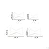 1pc Geometric Metal Iron Display Stand Holder for Ball Mineral Agate Baseball Jewelry Decor