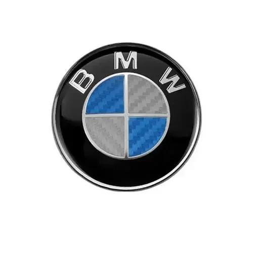 Для BMW Новая 2025 1 шт. 45 мм Наклейка-эмблема на руль автомобиля Для BMW E36 E46 E53 E90 E60 E61 E93 E87 X1 X3 X5 X6 F30 F20 F