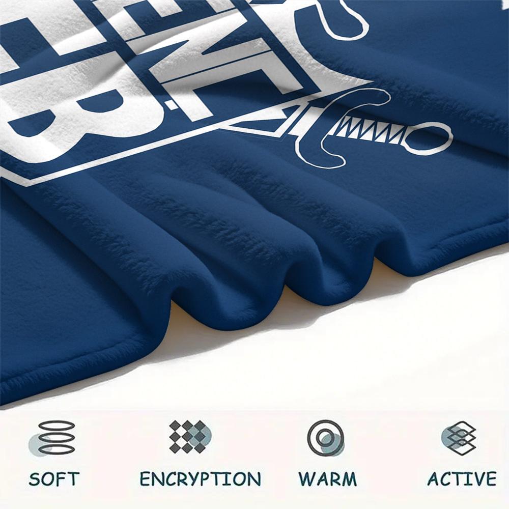 Fenerbahçe Youth Print Flannel Blanket, High quality Comfortable for All Seasons, Home Decor, Warmth and Comfort