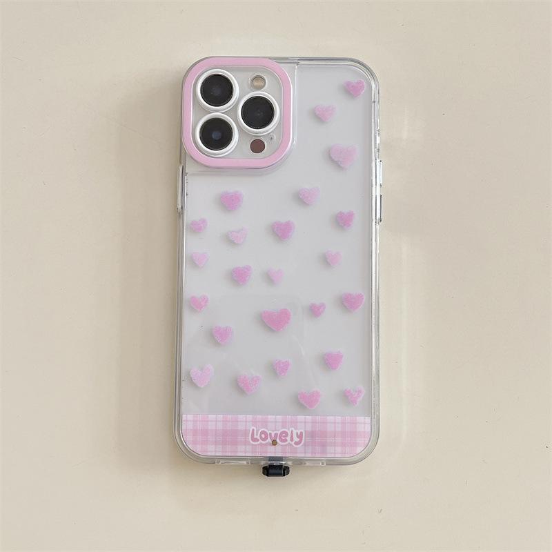 Call flash phone case full screen love iPhone16 voice-activated luminous protection