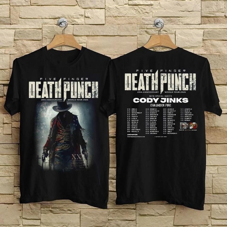 Горячий Мировой Тур 20-летия Five Finger Death Punch 2026