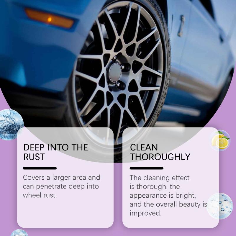 Metal Paint Iron Powder Remover Car Surface Cleaner Rust Removal Spray Deep Cleaning Solution for Professional Auto Maintenance