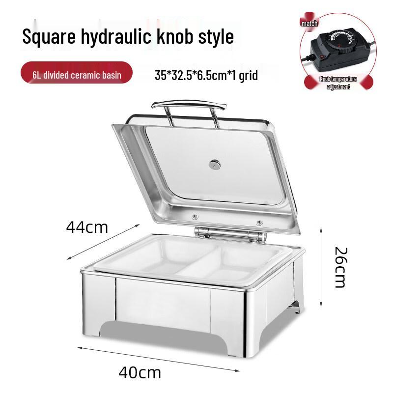 Commercial Buffet Food Warmer & Interchangeable Serving Pans