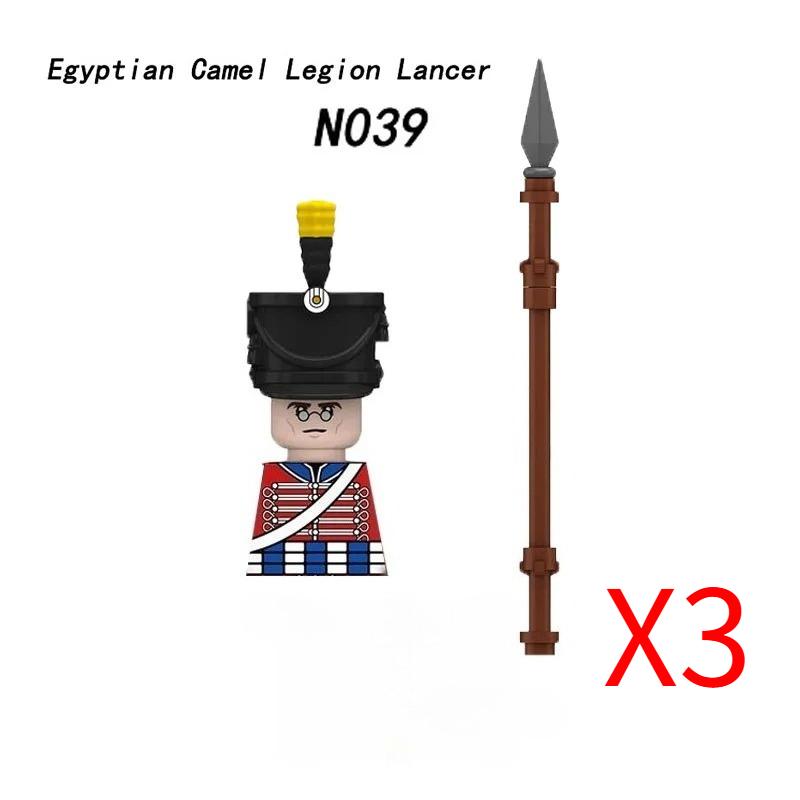 MOC Средневековый Военный Наполеоновские Войны Строительные Блоки Британская Французская Армия Пехота Кавалерия Фигурка Солдата Кирпичный Конструктор