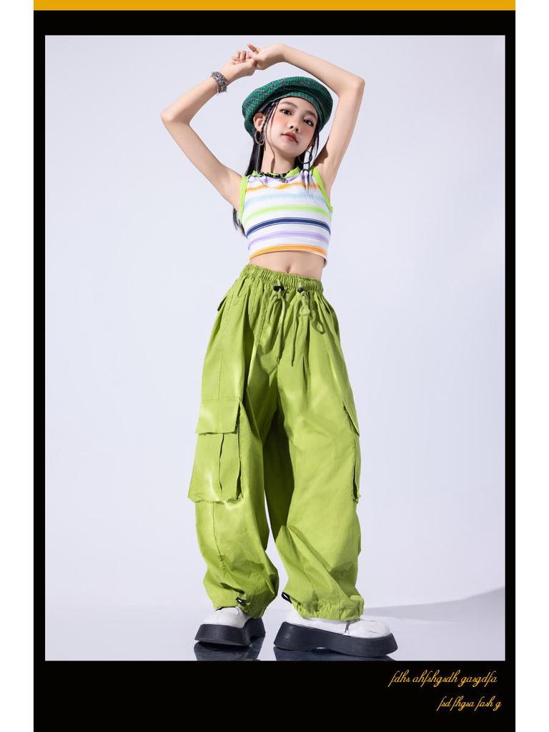 Модный костюм для джазовых танцев для девочек для летних выступлений