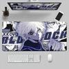 Горячий Аниме Blue Lock Коврик для мыши HD Печать Компьютерные Игроки Заблокированный Край Нескользящий Резиновый Коврик для мыши XXL 90x40см Клавиатура ПК Настольный Коврик