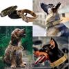 Adjustable Tactical Dog Collar Dog Leash Military Nylon Buckle with Control Handle for Dog Training