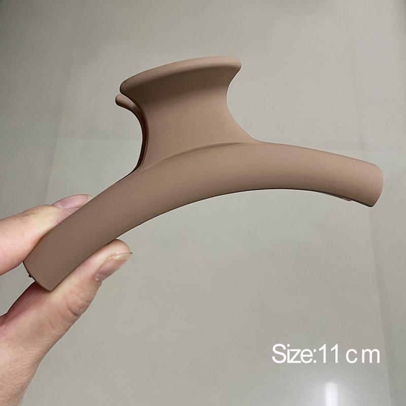 Большой краб для волос с бантом, новый модный однотонный черный зажим для волос в виде акульего плавника, инструменты для укладки волос, аксессуары для женщин, девушек