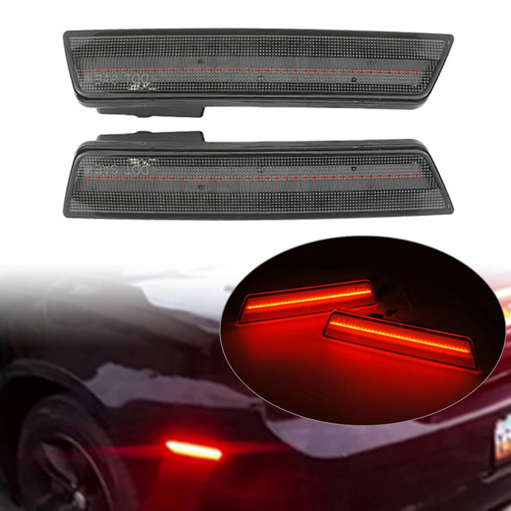 2 шт. автоматические светодиодные задние габаритные огни для Dodge Challenger 2008 2009 2010 2012 2013 2014 Charger 2011 2012 2013 2014 сигнальная лампа