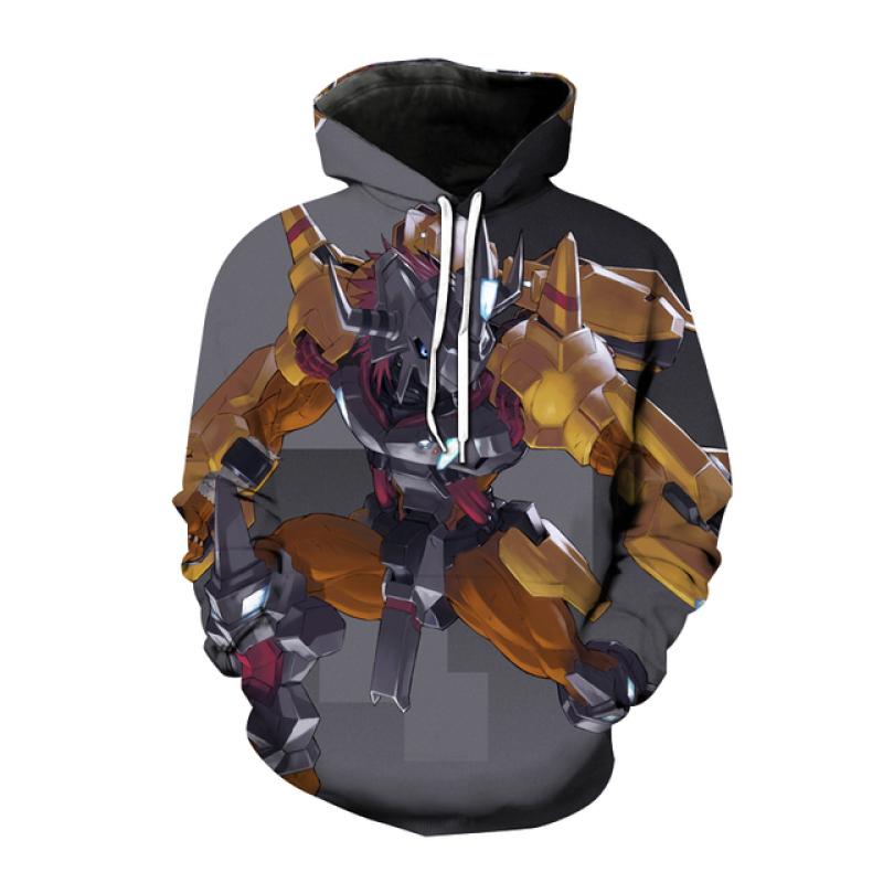 Осень-зима толстовки с капюшоном в стиле аниме Digimon Adventure 3D принт толстовка для мужчин и женщин модный пуловер с капюшоном цифровые монстры пальто унисекс