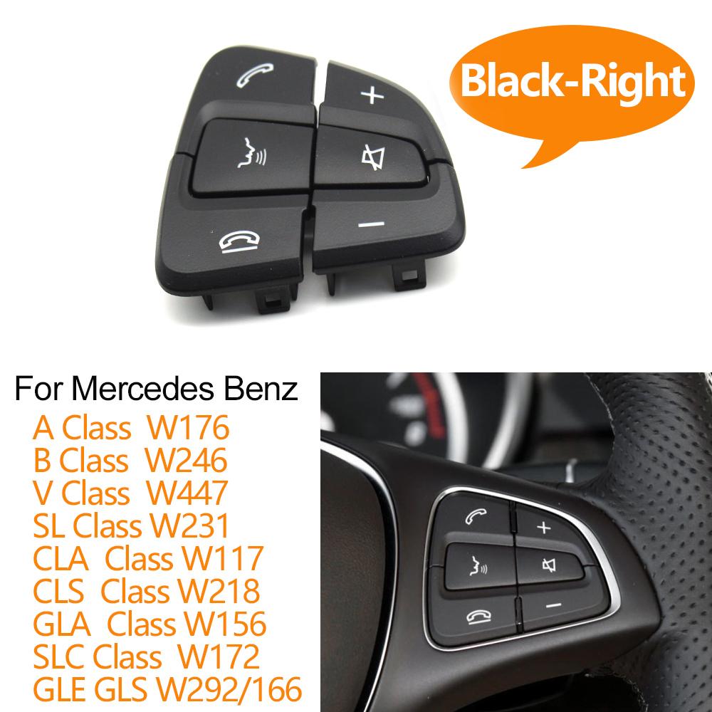 Кнопки управления меню на руле автомобиля для Mercedes Benz AB GLA GLS GLE V Class W176 W246 W156 W166 W292 W117 W218 W231