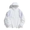 UPF10 + Outdoor Sunscreen Clothing Men's and Women's Color Matching Breathable Cycling Clothing Tooling Clothing Japanese UV Protection Jacket Tide