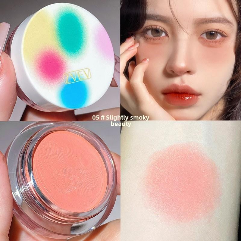 Кремовые румяна натуральные матовые осветляющие контурные румяна водостойкие стойкие фиксирующие ежедневная косметика для студентов модный макияж для женщин