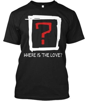 Where Is The Love - Футболка Сделано в США Размеры от S до 5XL
