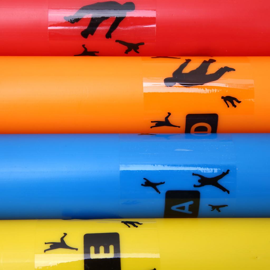 8pcs Orff Percussion Instrument Plastic Sound Tube Color Octave Tube Kit Kids Musical Toy