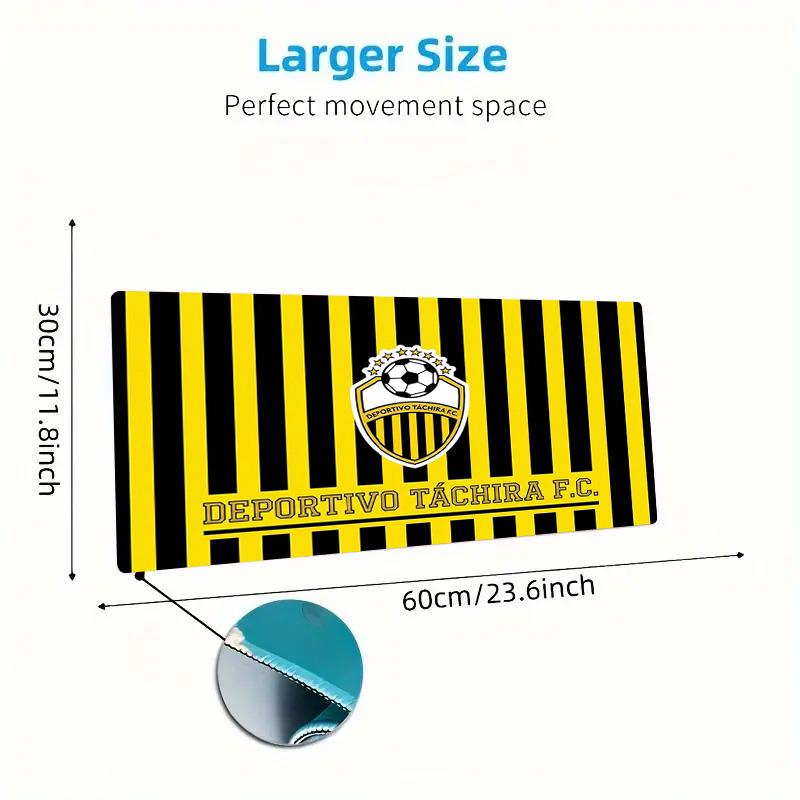 Deportivo Chicara FC Color Mouse Pad Large Gaming Table Cushion Non-slip Laptop Tablet Big Mousepad XXL Mat Mini PC Playmat With Lock edge