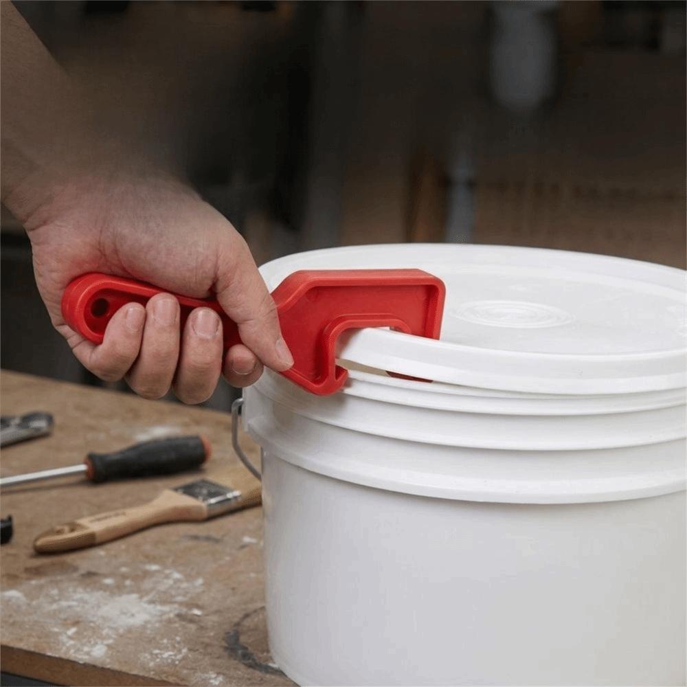 6pcs Effortless Opening Plastic Bucket Opener PVC Paint Can Opener Universal Bung Wrench Garage