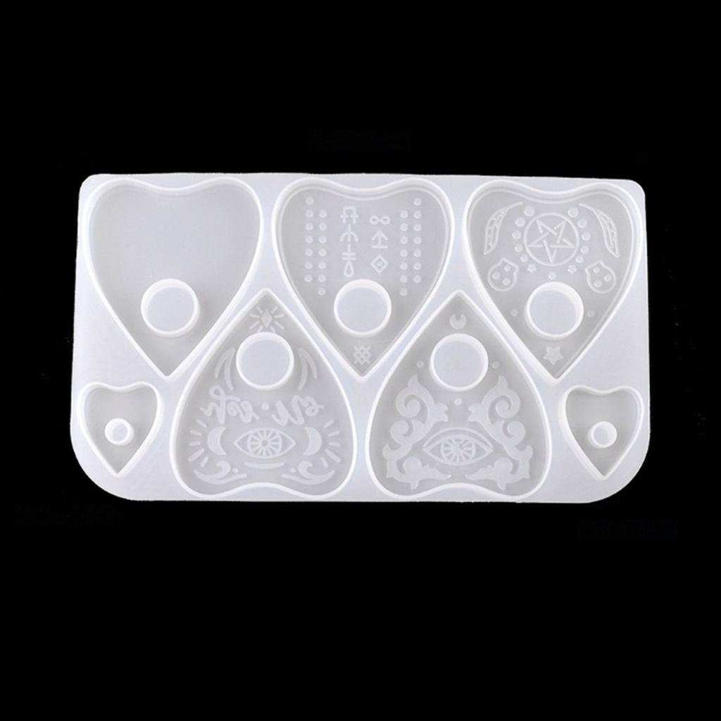 Game Gothic Epoxy Handmade Silicone Clay Tools Ouija Board Planchette Mould Resin Casting Mold