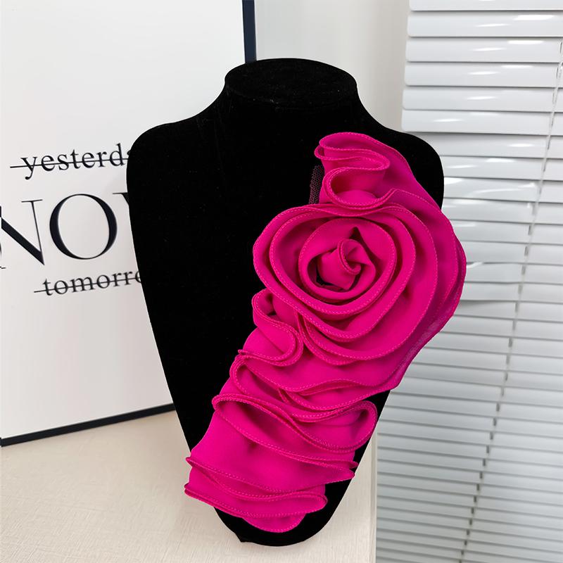 3D Floral Decoration Handmade Flower Patch Diy Chest Flower Sewing Applique For Wedding Dress Accessories