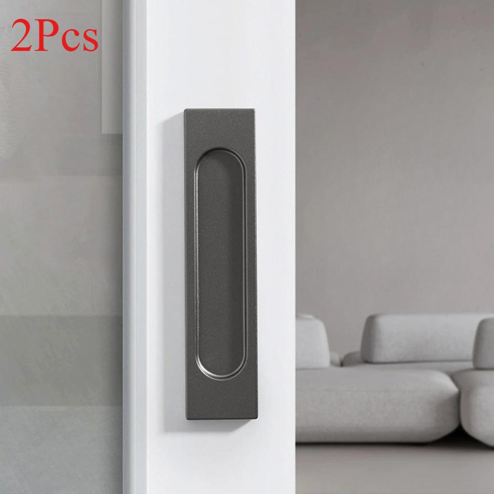 2 шт. Раздвижная ручка для амбарной двери, скрытая мебельная фурнитура, самоклеящиеся ручки для стеклянной двери ванной комнаты
