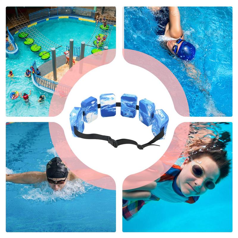 Adults Kids Swimming Floating Board EVA Swim Training Buoyancy Belts Adjustable Safety Float Waist Belt for Swimming Practice