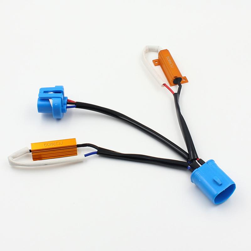 6 Ohm 50W LED Load Resistors Canbus Decoder for Car Stop Light Turn Signal Error Message Flicker Cancel Universal Automotive