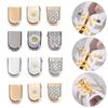 Shoe Decorations Metal Lace Lock Shoelaces Tips Head Shoelaces Accessories Lazy Shoelace Buckle